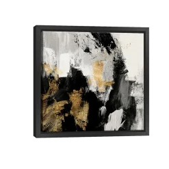 Lumaprints Neutral Gold Collage Framed Canvas Art
