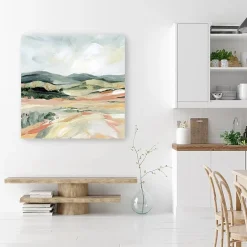 Lumaprints Vermillion Landscape I Canvas Giclee Canvas Art