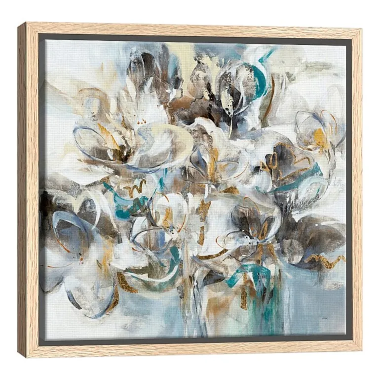 Lumaprints 22" X 22" Gia Floating Framed Canvas Art