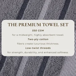 Luxury Cotton 4 Pc Decorative Hand Towel Set