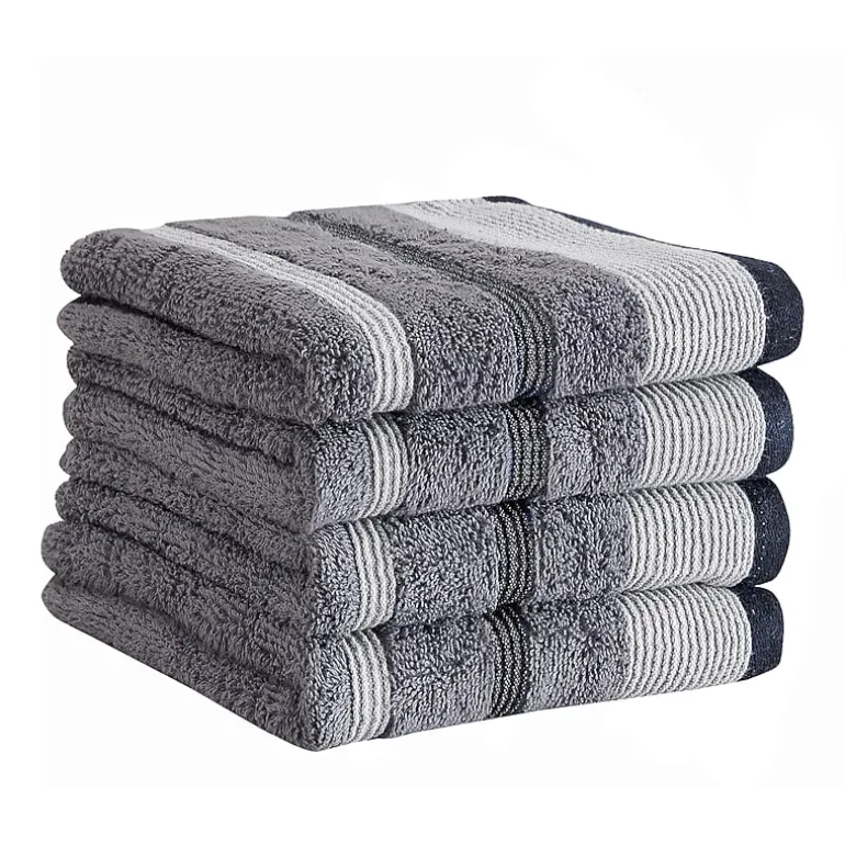 Luxury Cotton 4 Pc Decorative Hand Towel Set