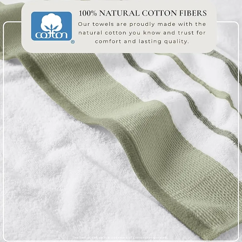 Luxury Cotton 4 Pc Decorative Hand Towel Set