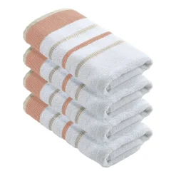 Luxury Cotton 4 Pc Decorative Hand Towel Set