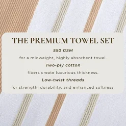 Luxury Cotton 4 Pc Decorative Hand Towel Set