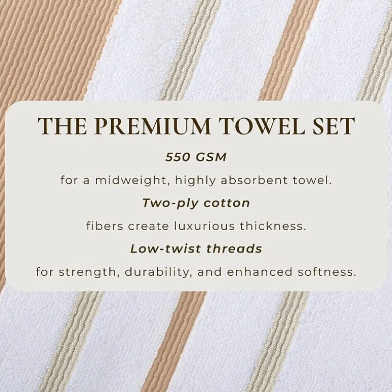 Luxury Cotton 4 Pc Decorative Hand Towel Set