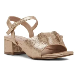 Madden Girl Roslyn Little & Big Kid Girls Square Open Toe Block Heel Pumps