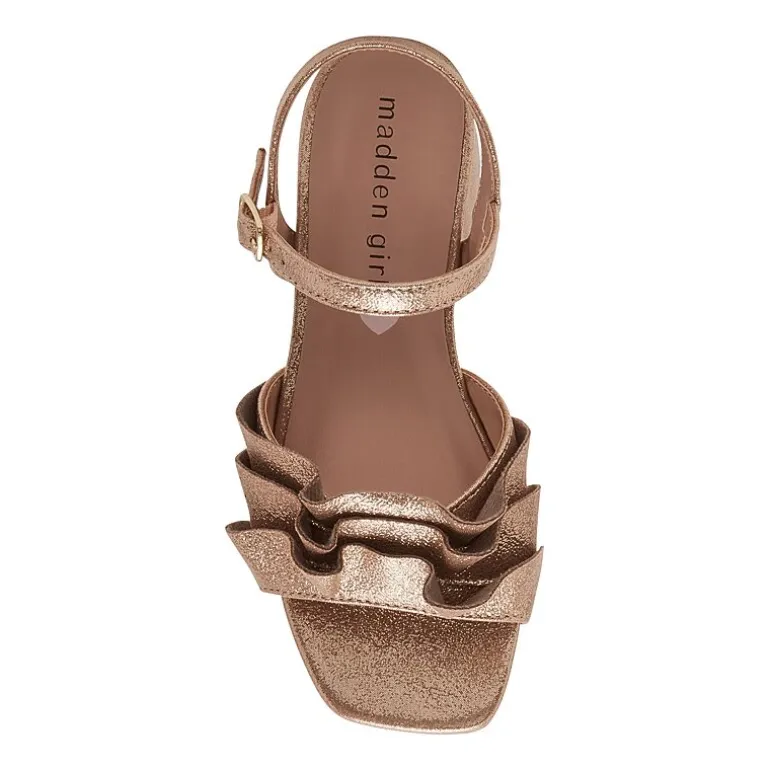 Madden Girl Roslyn Little & Big Kid Girls Square Open Toe Block Heel Pumps