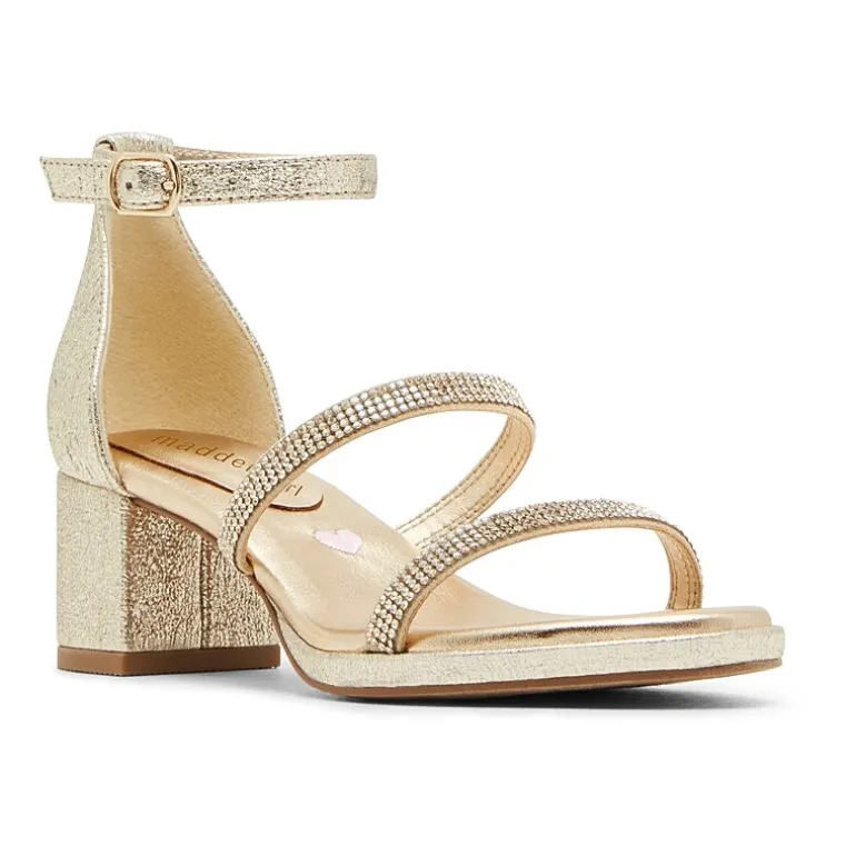 Madden Girl Sidra Little & Big Kid Girls Round Open Toe Block Heel Pumps