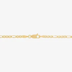 Made in Italy 14K Gold 20 Inch Figaro Chain Necklace