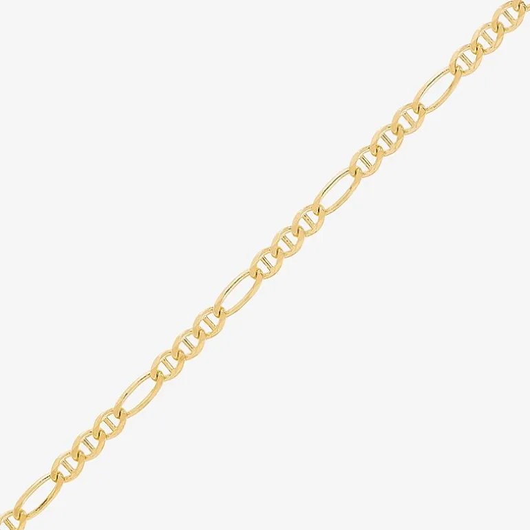 Made in Italy 14K Gold 20 Inch Figaro Chain Necklace