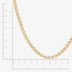 Made in Italy Mens 14K Gold 20 Inch Box Chain Necklace