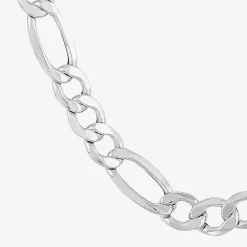 Made in Italy Mens 10K Gold 22 Inch Link Necklace