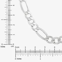 Made in Italy Mens 10K Gold 22 Inch Link Necklace