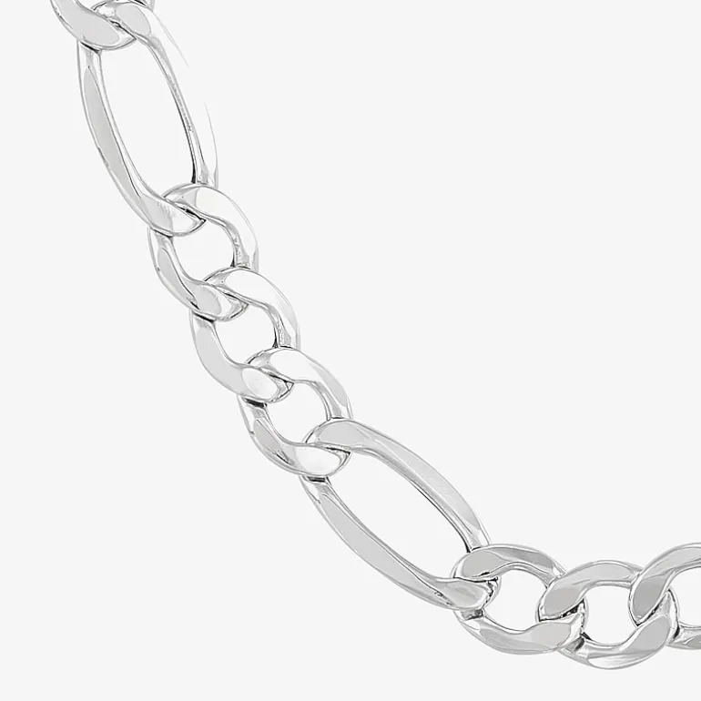 Made in Italy Mens 10K Gold 22 Inch Link Necklace