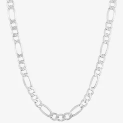 Made in Italy Mens 10K Gold 22 Inch Link Necklace
