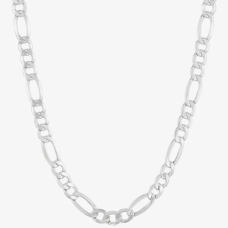Made in Italy Mens 10K Gold 22 Inch Link Necklace