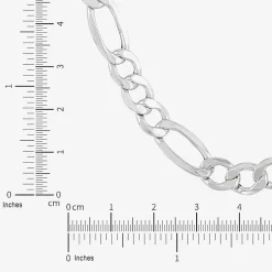 Made in Italy Mens 10K Gold 22 Inch Link Necklace