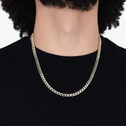 Made In Italy Mens 10K Yellow Gold 22