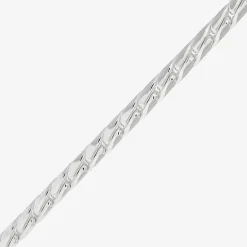 Made in Italy Mens Sterling Silver 8 1/2 Inch Solid Curb Chain Bracelet