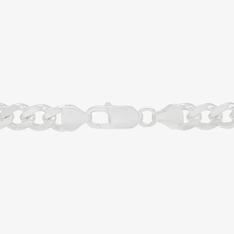 Made in Italy Mens Sterling Silver 24 Inch Figaro Chain Necklace
