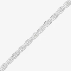 Made in Italy Mens Sterling Silver 24 Inch Rope Chain Necklace