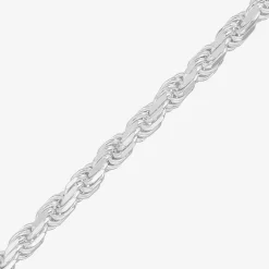 Made in Italy Mens Sterling Silver 30 Inch Rope Chain Necklace