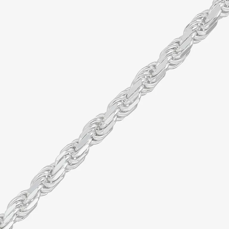 Made in Italy Mens Sterling Silver 30 Inch Rope Chain Necklace
