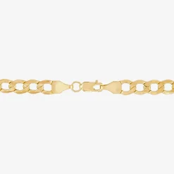 Made in Italy Unisex Adult 18 - 22 Inch 10K Gold Link Necklace