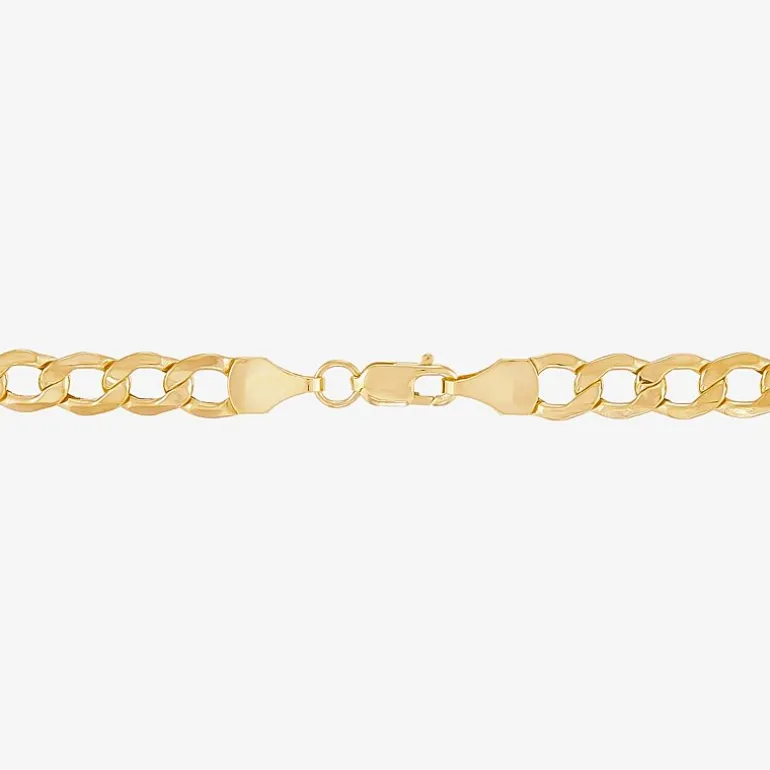 Made in Italy Unisex Adult 18 - 22 Inch 10K Gold Link Necklace