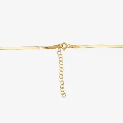 Made in Italy Unisex Adult 14K Gold 18 Inch Herringbone Chain Necklace