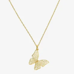 Made in Italy Womens 14K Gold Butterfly 2-pc. Jewelry Set
