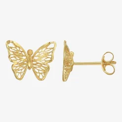 Made in Italy Womens 14K Gold Butterfly 2-pc. Jewelry Set
