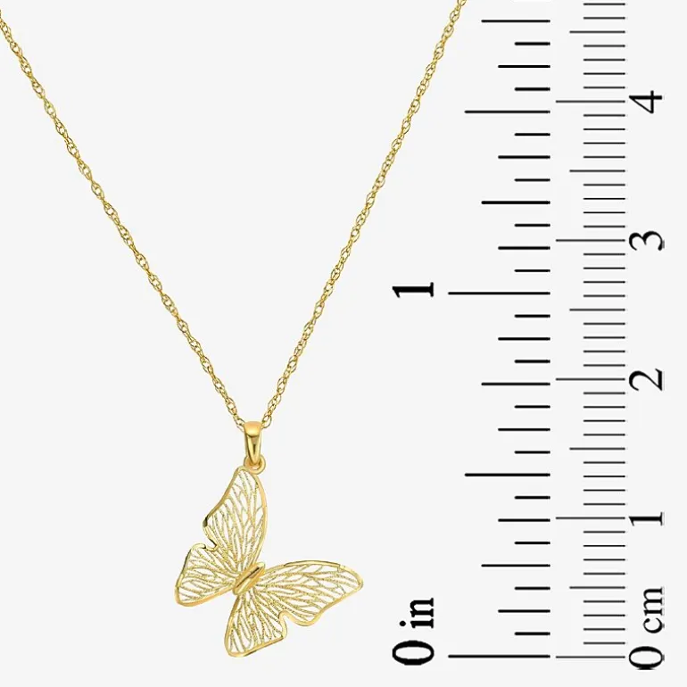 Made in Italy Womens 14K Gold Butterfly 2-pc. Jewelry Set