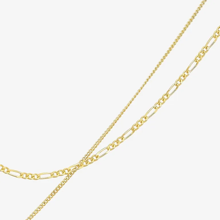 Made in Italy Womens 14K Gold Cross 17 Inch Pendant Necklace
