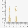 Made in Italy Womens 14K Gold Drop Earrings