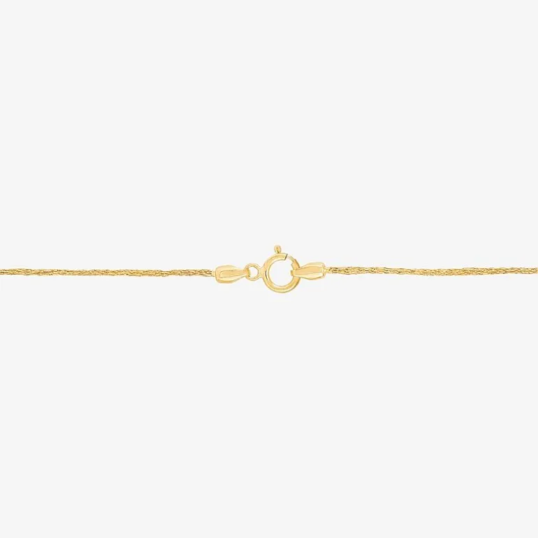 Made in Italy Womens 10K Gold 18 Inch Link Chain Necklace