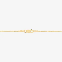 Made in Italy Womens 14K Gold 20 Inch Wheat Chain Necklace