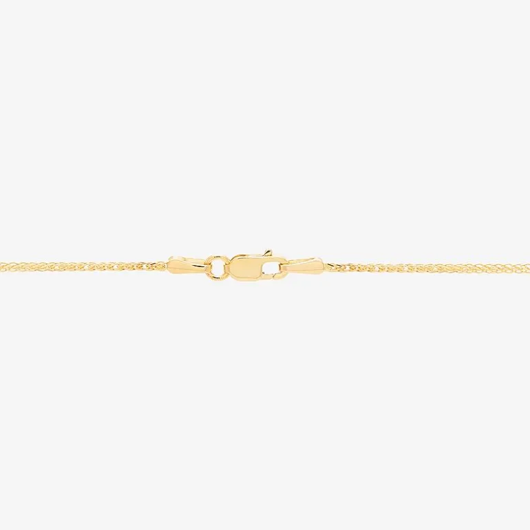 Made in Italy Womens 14K Gold 20 Inch Wheat Chain Necklace