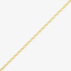 Made in Italy Womens 24K Gold Over Silver 18 Inch Chain Necklace
