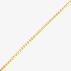 Made in Italy Womens 14K Gold Over Silver 24 Inch Box Chain Necklace