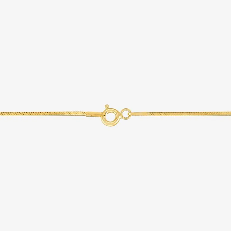 Made in Italy Womens 14K Gold Over Silver 24 Inch Snake Chain Necklace