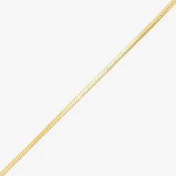 Made in Italy Womens 14K Gold Over Silver 24 Inch Snake Chain Necklace