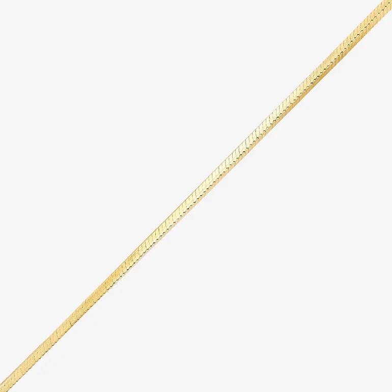 Made in Italy Womens 14K Gold Over Silver 24 Inch Snake Chain Necklace