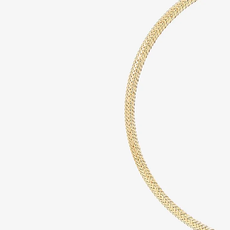 Made in Italy Womens 10K Gold Stretch Bracelet