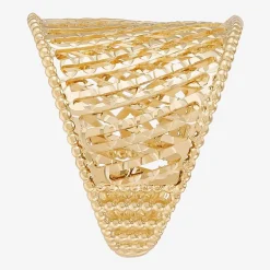 Made in Italy Womens 20.5MM 14K Gold Band