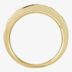 Made in Italy Womens 13MM 14K Gold Band