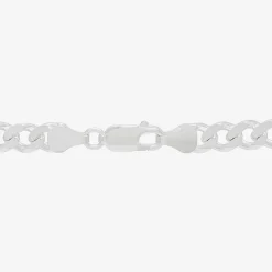 Made in Italy Womens Sterling Silver 22 Inch Curb Chain Necklace