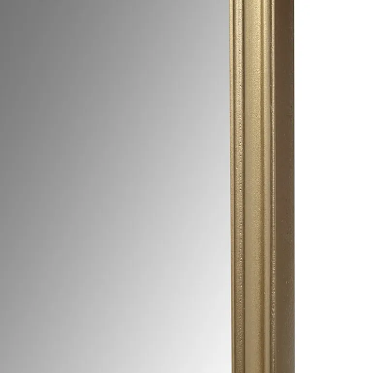 Madison Park 38 Adelaide Gold Scalloped Wood Wall Mount Rectangular Wall Mirror
