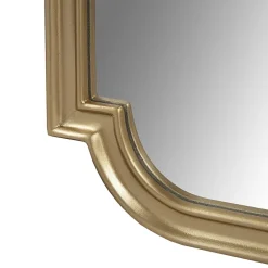 Madison Park 38 Adelaide Gold Scalloped Wood Wall Mount Rectangular Wall Mirror