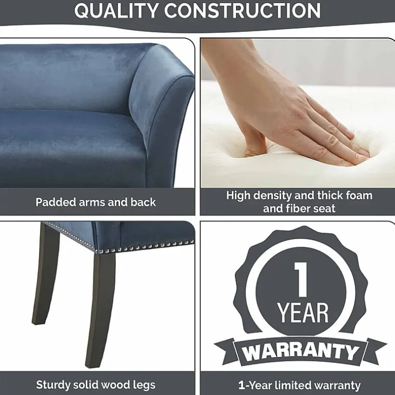 Madison Park Antonio Upholstered Bench